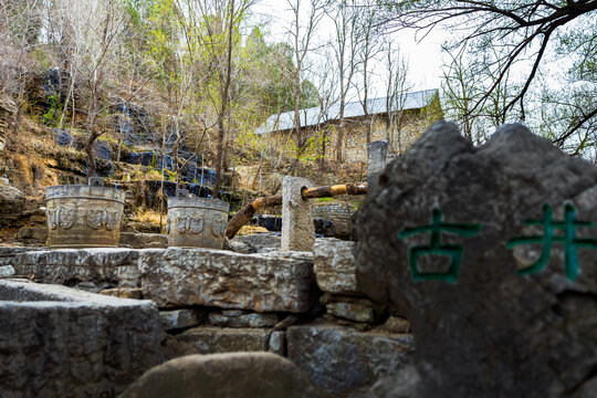 山东青州井塘古村古井