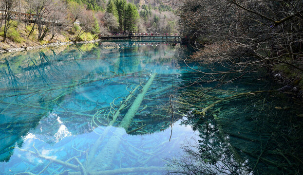 九寨沟的水