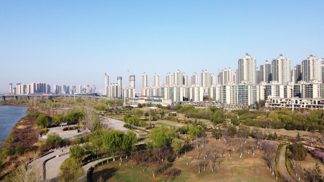 河岸湿地公园景观