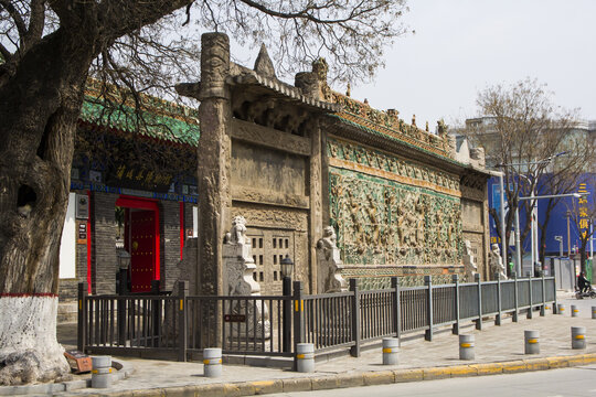 蒲城文庙六龙壁