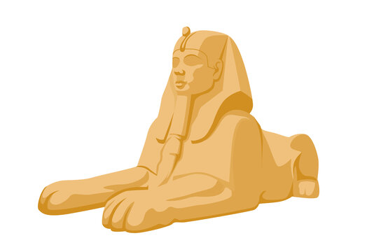 埃及狮身人面像 平面插图