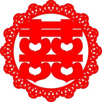 压床喜字
