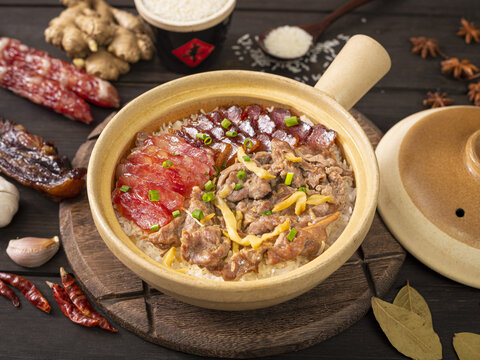 牛肉腊味饭
