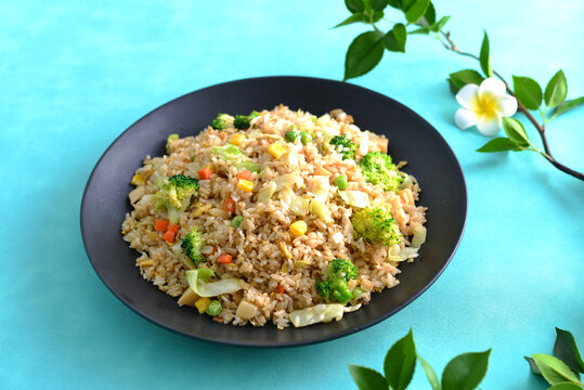 时蔬炒饭