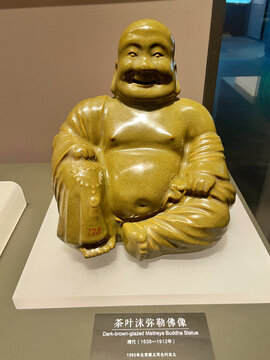 茶叶沫弥勒佛像