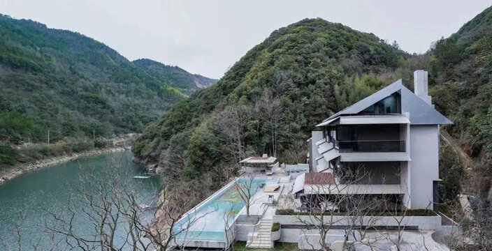民宿特色外建筑景观