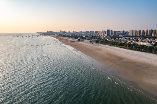 中国广西北海银滩海景风光