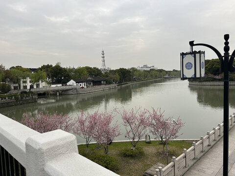 江南湖边风景