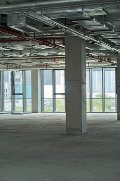 室内建筑框架混凝土柱子2