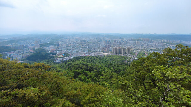 苏仙岭鸟瞰