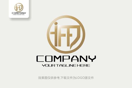 IF创意简约LOGO设计标志