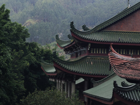 海霖寺宗教寺庙建筑