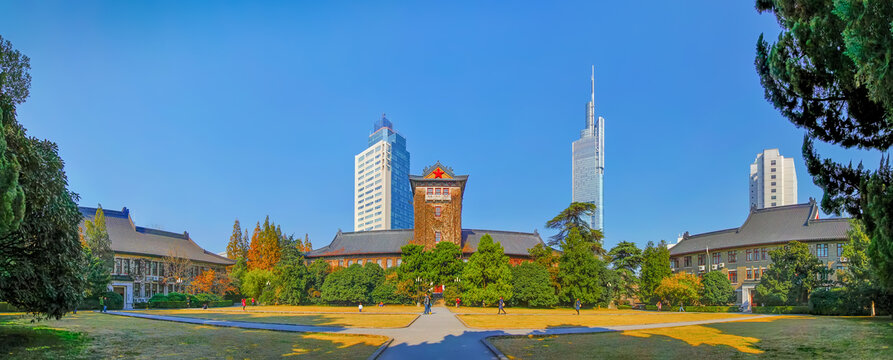 南京大学全景图