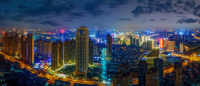 合肥市瑶海区夜景