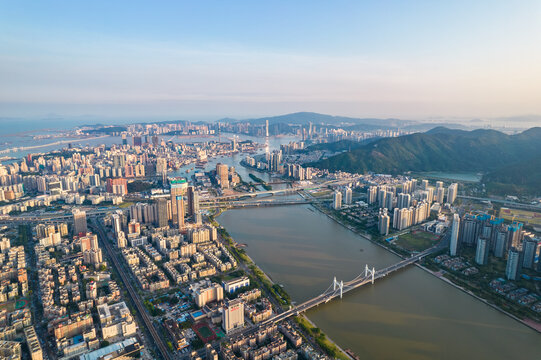 珠海城市风光航拍