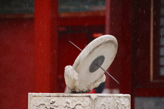 故宫雨景