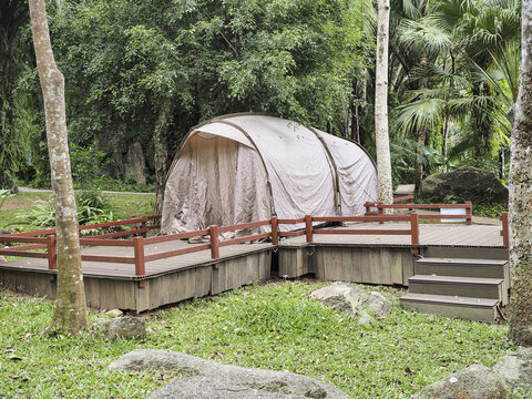 热带雨林帐篷营地