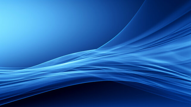蓝色柔和渐变线条科技背景