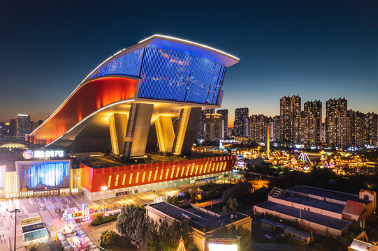 哈尔滨江北新区城市夜景