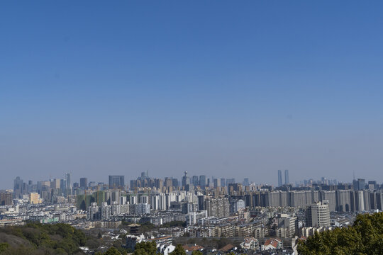 杭州市区全景