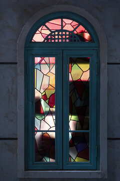 欧式拱形扇窗