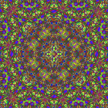 几何拼花图案