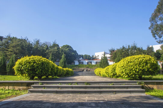 漳浦黄道周墓园景观