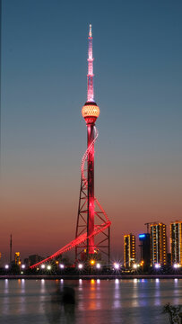 临沂市电视塔夜景