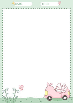 春游兔兔拍纸本