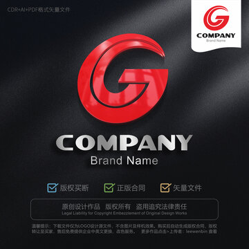 字母GC标志logo