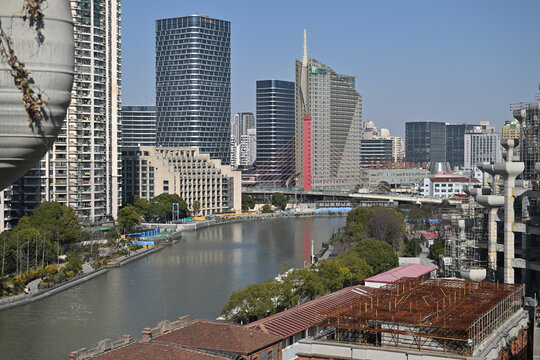 上海苏州河沿岸建筑