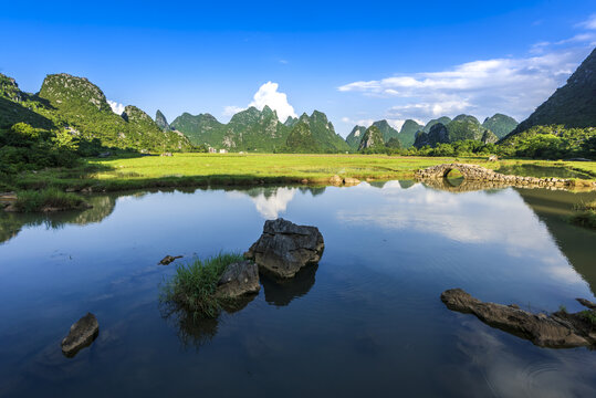 桂林山水田园风光