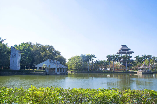 漳浦西湖园景