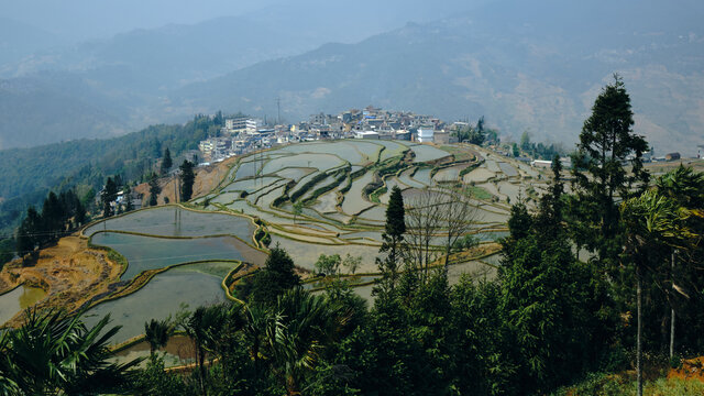 红河甲寅梯田