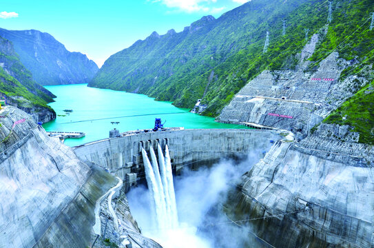 锦屏一级水电站大坝