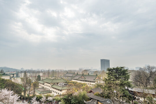 樱花季的南京明长城和鸡鸣寺