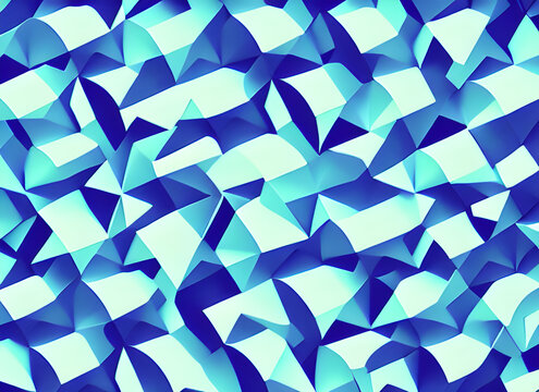 蓝色三角形纹理