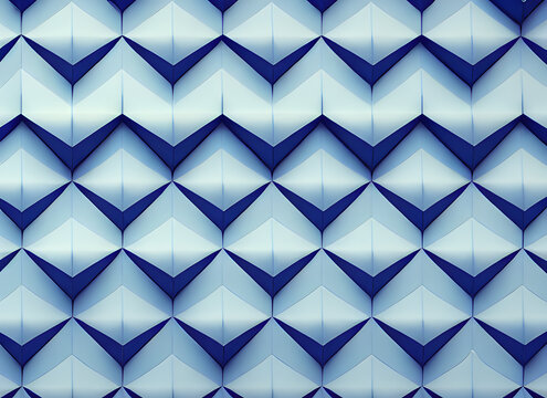 蓝色几何图形