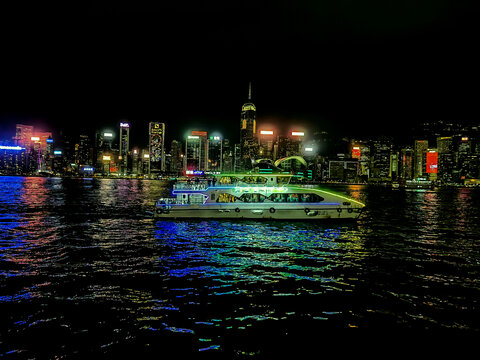 香港维港夜景