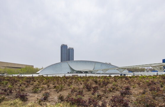 天津文化中心博物馆建筑景观
