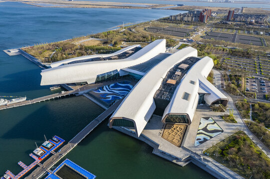 天津地标建筑国家海洋博物馆