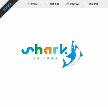 鲨鱼LOGO海洋馆