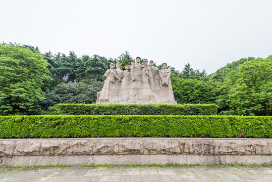 中国江苏南京雨花台烈士雕像