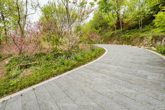 南京栖霞山园林道路