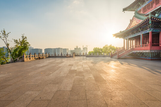 中国江苏南京的阅江楼风景