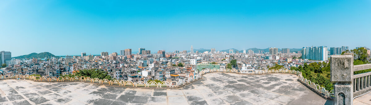 汕尾城区全景图