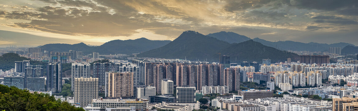 深圳宝安区都市风光