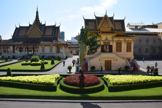 柬埔寨金边大皇宫建筑