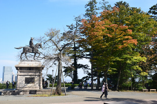 日本仙台城市风光