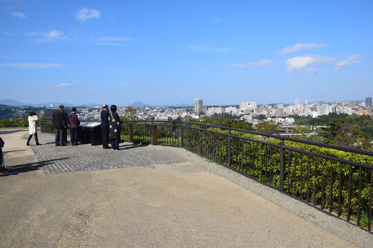 日本仙台城市风光